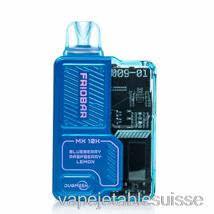 Vape Suisse Freemax Friobar Mx 10k Jetable Myrtille Framboise Citron